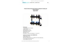 Monoesa - Model AORP - Manifold for Heating and Cooling Systems - Datasheet