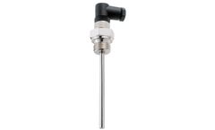 SIKA - Model W08 - -30...200°C, Pt100 Temperature Sensor w/ angled plug M12