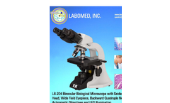 Model LB-204 - Binocular Biological Microscope Brochure
