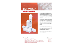 TST - Inline Water Filters Datasheet