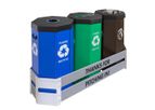 Megabin Duramax - Model MDS3BFN - 3 Bin Locking Waste Station