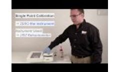 Refractometer Calibration, How to Perform a Single & 2 Point Calibration on a Rudolph J157 Video