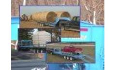MultiTrailer 5th wheel bale / all loads trailer Video