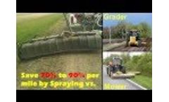 Road Side Sprayer or Ditch Sprayer Video