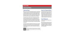 Thermal Films Bulletin