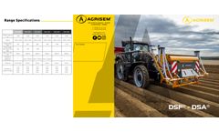Agrisem - Model DSF 1600/2200 - Solid Fertilisation Hopper -Brochure