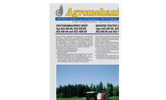 Model AGS 400 - 1200 EN - Sprayer Brochure
