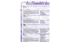 Irriland - Model COMFORT 11-14 Series - Automatic Hard Hose Reel Irrigation System-  Brochure
