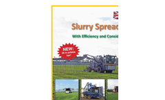 Model SDS 7000 / 7200 - Dribble Bar Slurry Spreader Brochure