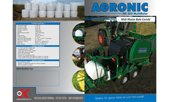 Agronic - Model PDH 10 - Round Baler - Brochure