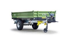 Fliegl - Model EDK 20 to EDK 80-4500 - Single-axle Three-way Tipper