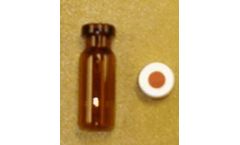 Shamrock - Model 5759WM - 1 ml - Wide Mouth Opening Crimp Amber Vial