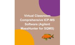 Comprehensive ICP-MS Software (Agilent MassHunter for SQMS)