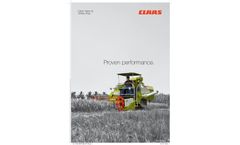 CROP TIGER- TERRA TRAC - Model 40 TT - Combine Harvesters Brochure