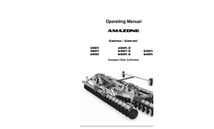 Amazonen - Model CombiDisc - Mounted Compact Disc Harrow - Brochure