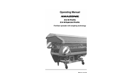 Profis - Model ZA-M - Centrifugal Broadcaster Brochure