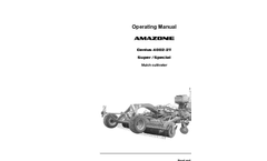 Amazonen - Model Catros 03 - Mounted Compact Disc Harrow - Brochure