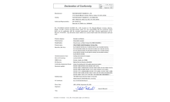 Feather - Disposable Scalpels Certificate - Brochure