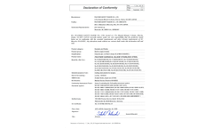 Feather - Disposable Surgical Blades Certificate - Brochure