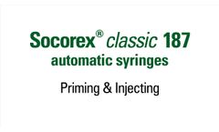 Socorex classic 187 automatic syringes: Priming and Injecting - Video