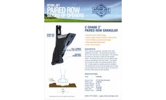 C-Shank - 3" Paired Row Granular - Brochure