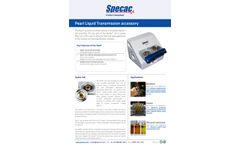 Specac - Model Pearl - High Specification Liquid Transmission Accessory - Brochure