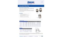 Specac - Evacuable Pellet Dies - Brochure