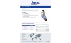 Specac - Mini Pellet Press - Brochure