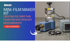Mini-Film Maker Kit: Creating Polymer Thin Films for FTIR analysis