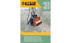  	Berti - Model CKT/SB - Hydraulic Mulching Head - Brochure