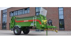 Bergmann - Model M 2120 SX E - Single Axle Manure Spreader