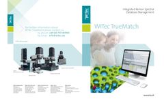 WITec TrueMatch - Integrated Raman Spectral Database Management Software - Brochure