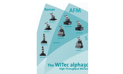 WITec - Model alpha300 Series - Modular Confocal Raman Microscopy Systems - Brochure