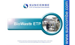 Suncombe - Model EDSbatch - BioWaste Decontamination Kill System - Brochure