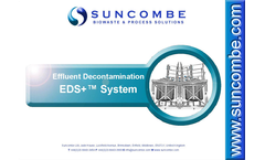 Suncombe - Model EDSflow - Continuous Flow Effluent Decontamination System - Brochure
