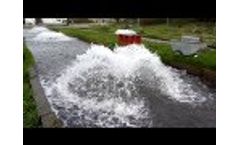 Surface floating aerator FLOBULL Video