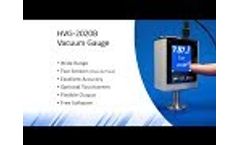 Digital Vacuum Gauge - HVG-2020B - Video
