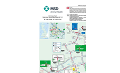 MSD Animal Health - Company Location Map Brochure