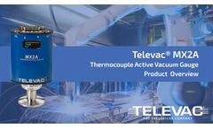 Televac MX2A Thermocouple Active Vacuum Gauge - The Fredericks Company - Video