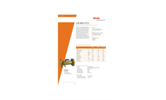 Itron US BR 473 Ultrasonic Flow Meter Brochure