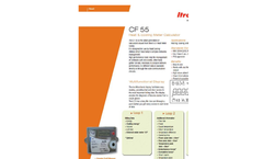 Itron CF 55 Heat & Cooling Meter Calculator Brochure