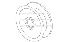IMC - Model 1024516 - Industrial Wheel Rim for 18.5 x 22.5 Truck Tires