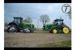 John deere 8370 R 4° track VS 8370RT preparazione terreni 2016 Video