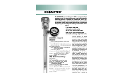 Irrometer - Model SR Series - Tensiometer - Brochure