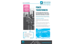 Wilson - Power Transformers - Brochure