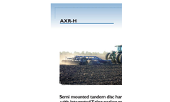 Bugseret - Model AXR-H Series - Hydraulic Folding Semi-Mounted Tandem Disc Harrow Brochure
