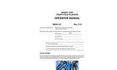 Kinze- Model 1421  - Dual Auger Grain Cart - Manual