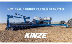 New Dual Product Fertilizer System for 5900 Kinze Planter - Video