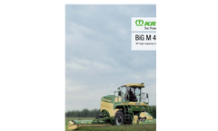 Krone - Model BiG M 450 - High-Performance Mower Conditioner - Brochure