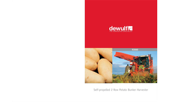  	Dewulf - Model Structural 30 - Mounted or Trailed 3-Row Belt Planter - Brochure
